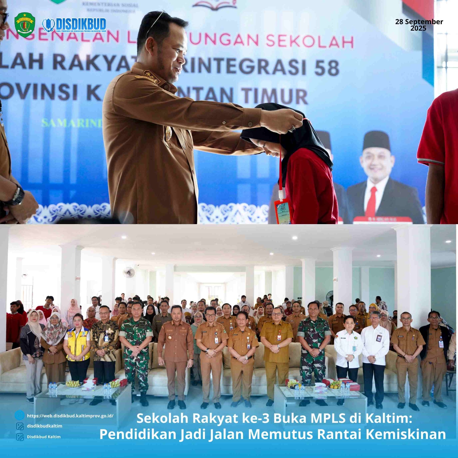 Sekolah Rakyat ke-3 Buka MPLS di Kaltim: Pendidikan Jadi Jalan Memutus Rantai Kemiskinan