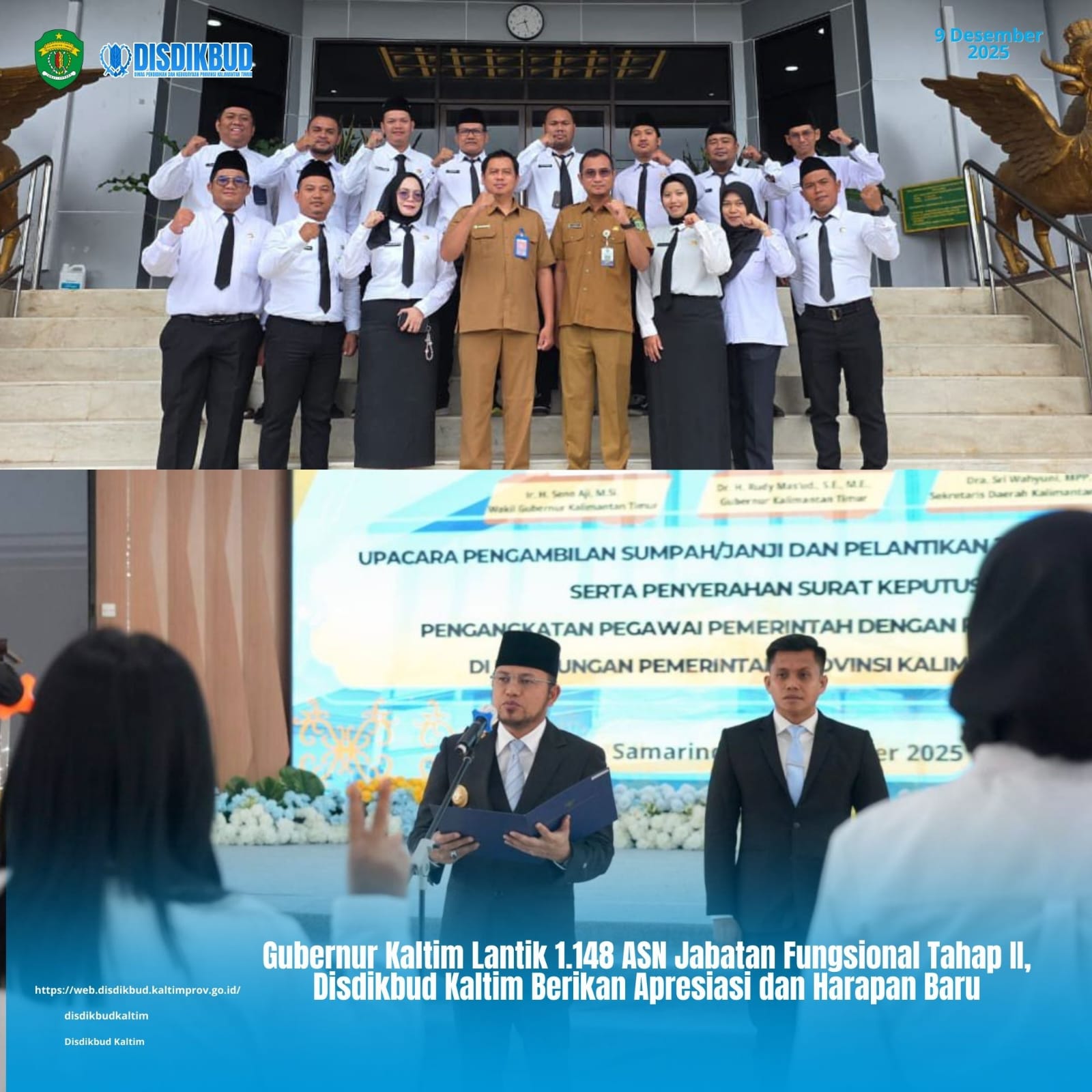 Disdikbud Kaltim Terima Kunjungan Konsultasi dan Koordinasi Disdik Kaltara