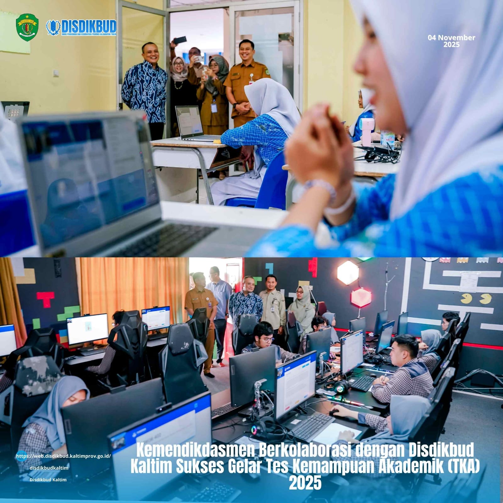 Kemendikdasmen Berkolaborasi dengan Disdikbud Kaltim Sukses Gelar Tes Kemampuan Akademik (TKA) 2025