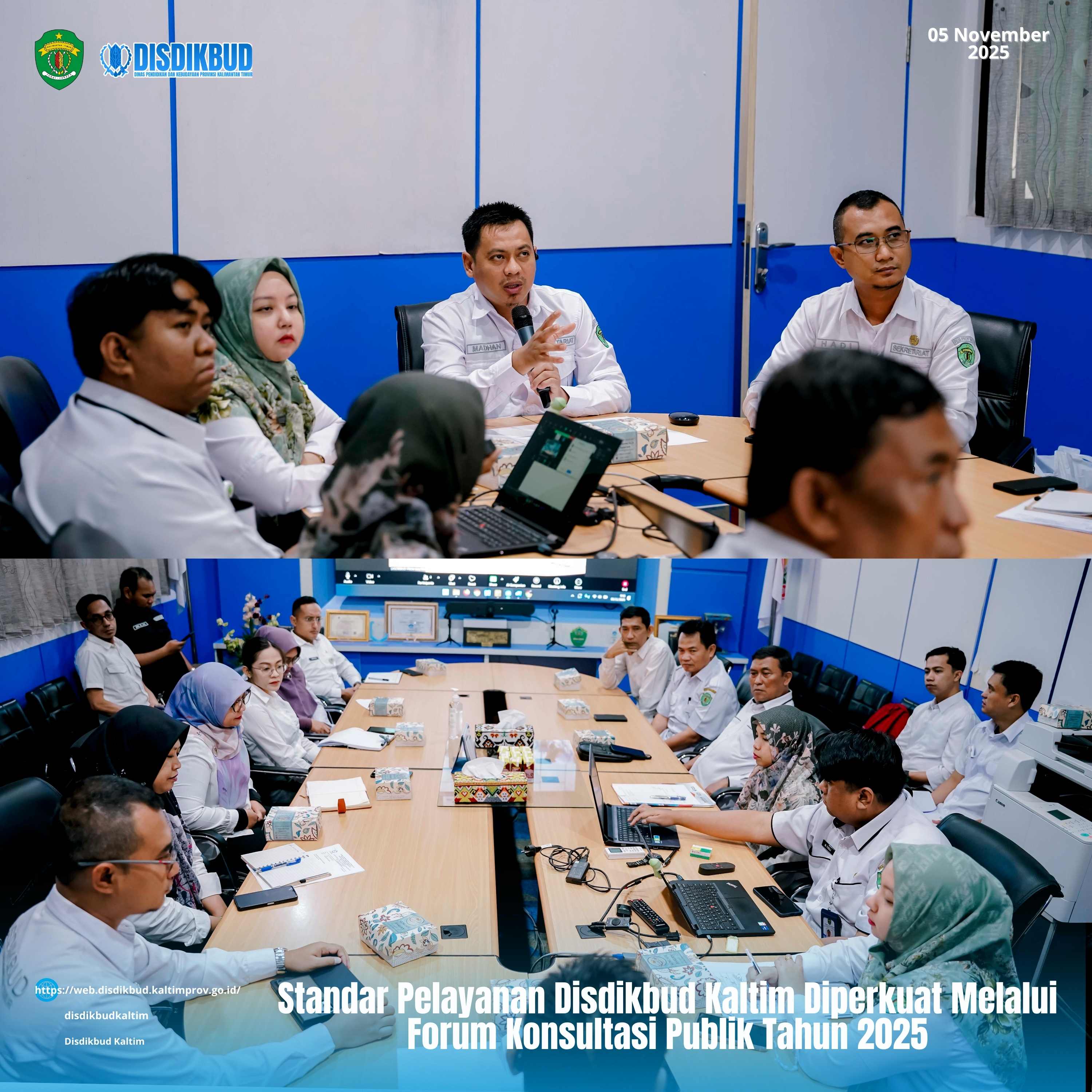 Standar Pelayanan Disdikbud Kaltim Diperkuat Melalui Forum Konsultasi Publik Tahun 2025