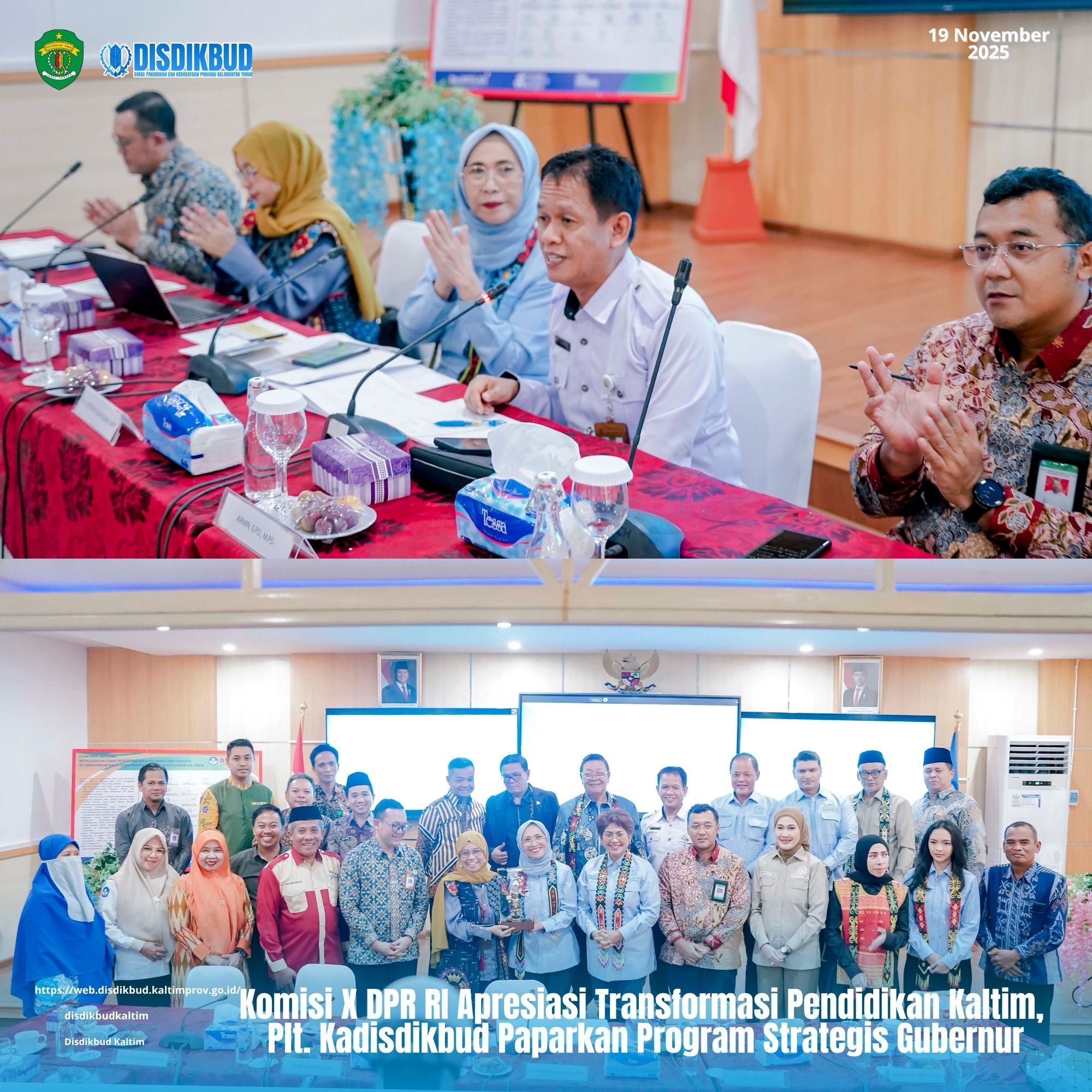 Komisi X DPR RI Apresiasi Transformasi Pendidikan Kaltim, Plt. Kadisdikbud Paparkan Program Strategis Gubernur