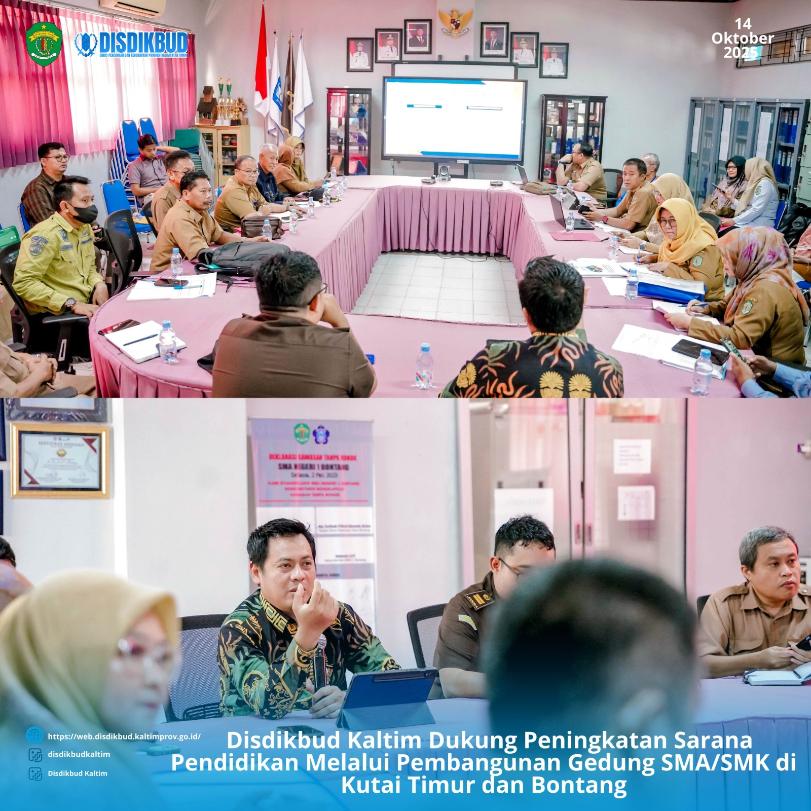 Disdikbud Kaltim Dukung Peningkatan Sarana Pendidikan Melalui Pembangunan Gedung SMA/SMK di Kutai Timur dan Bontang