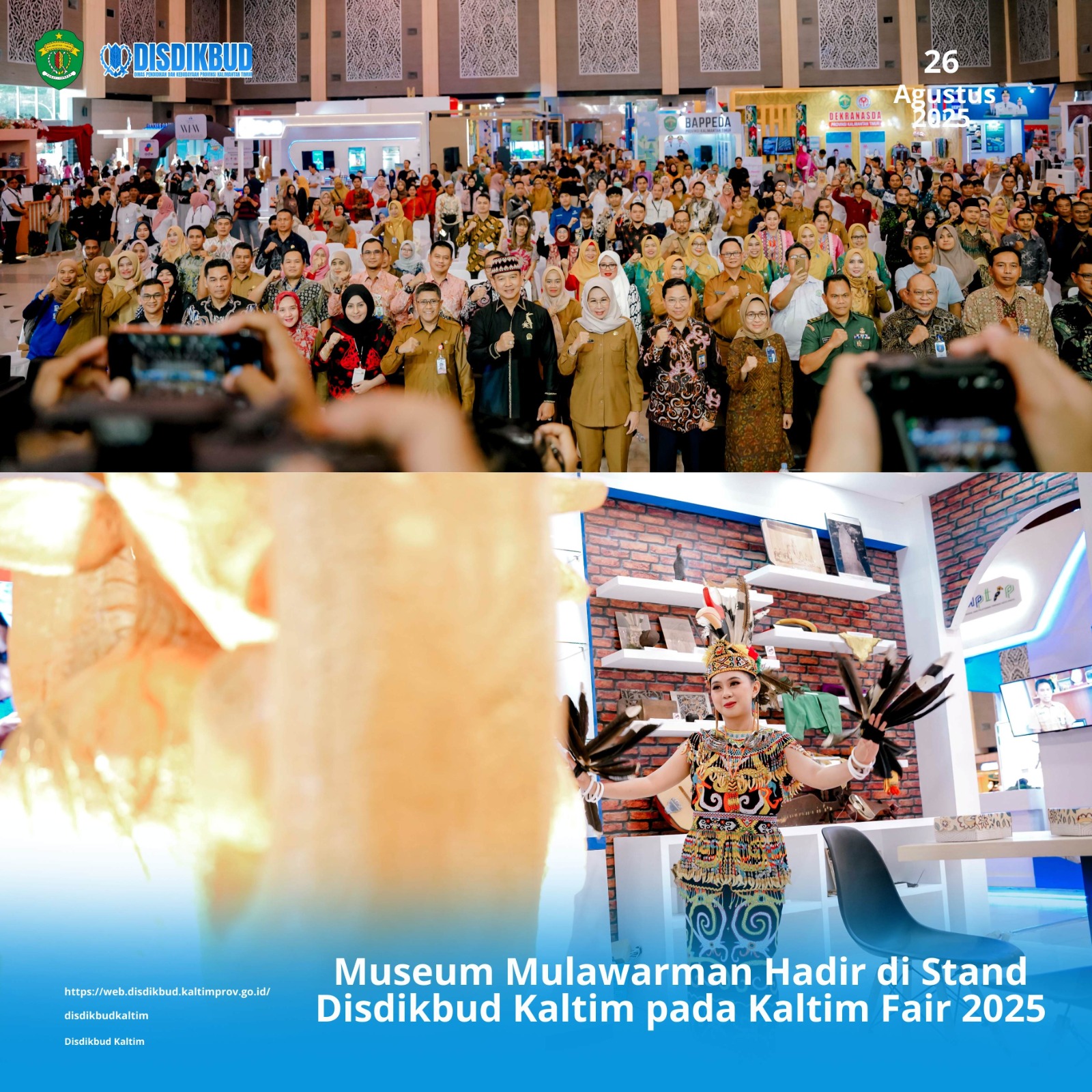 Museum Mulawarman Hadir di Stand Disdikbud Kaltim pada Kaltim Fair 2025