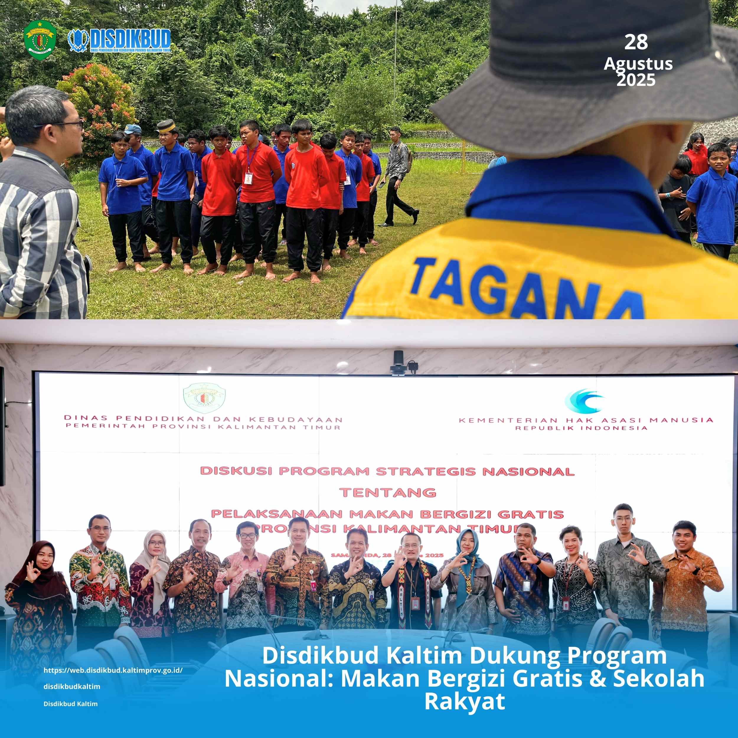 Disdikbud Kaltim Dukung Program Nasional: Makan Bergizi Gratis & Sekolah Rakyat
