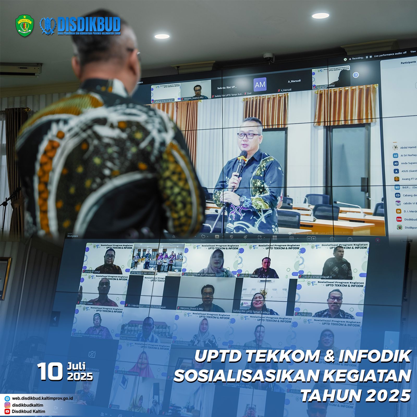 UPTD Tekkom & Infodik Sosialisasi Kegiatan Tahun 2025