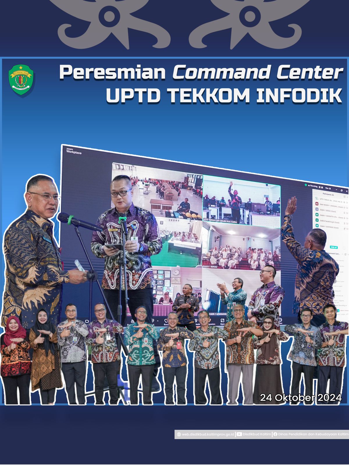 Peresmian Command Center UPTD Tekkom Infodik