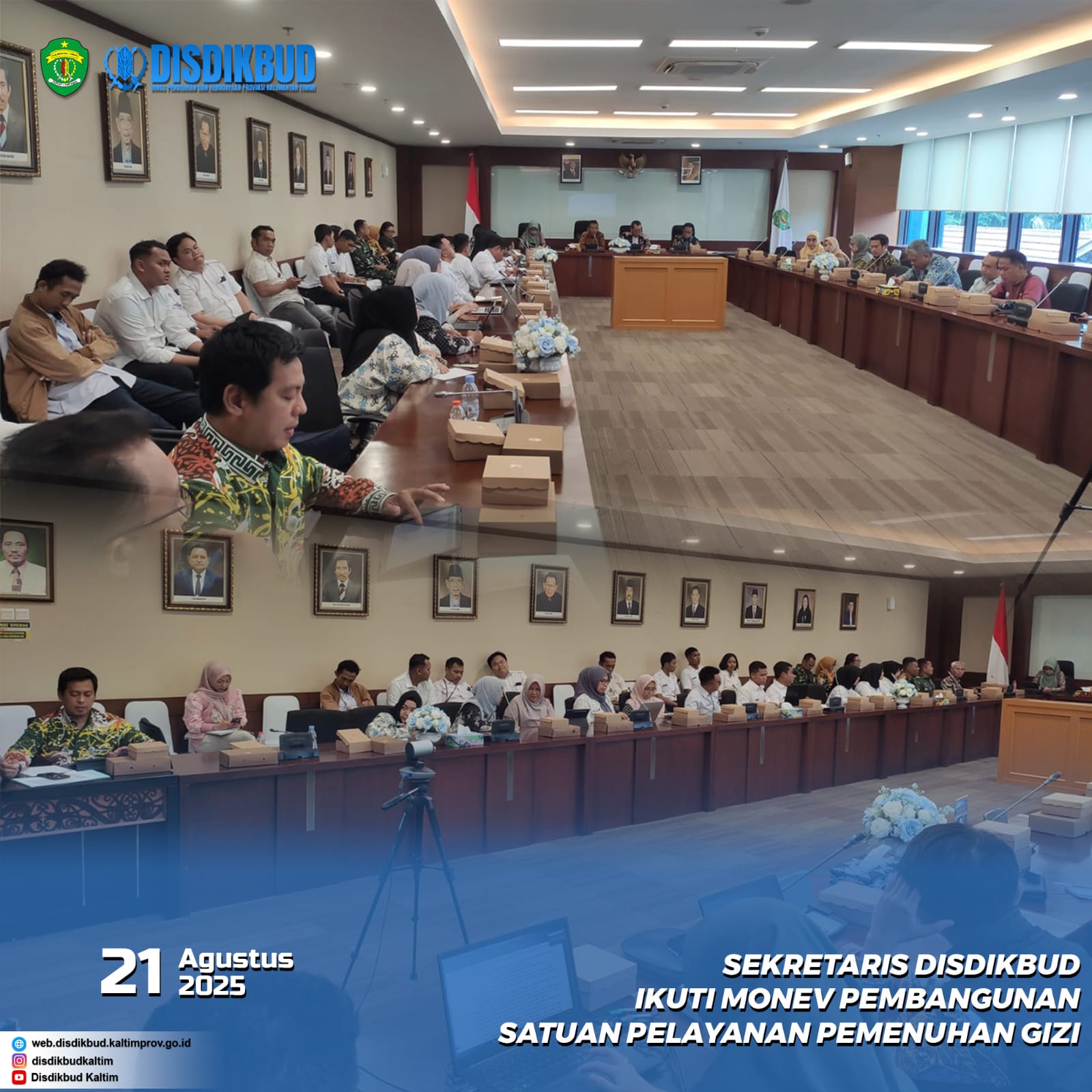 Sekretaris Ikuti Rapat Bersama Terkait Program Makan Bergizi Gratis (MBG)