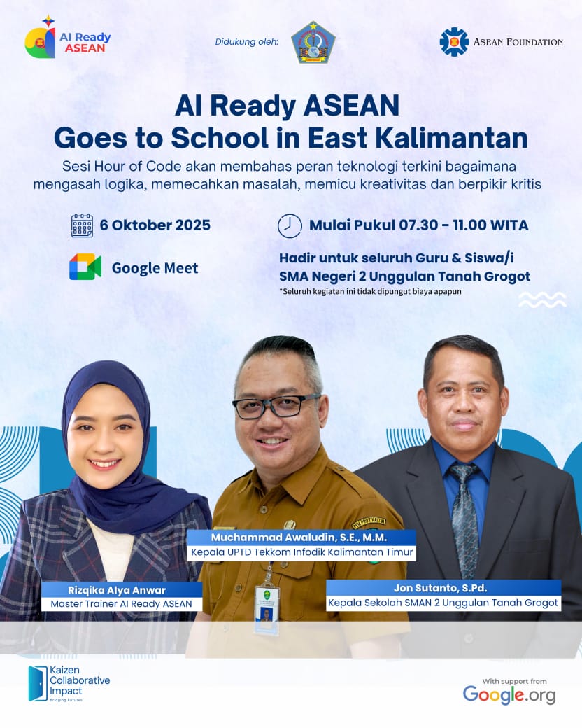 AI Ready Asean Goes To SMAN 2 Unggulan Tanah Grogot