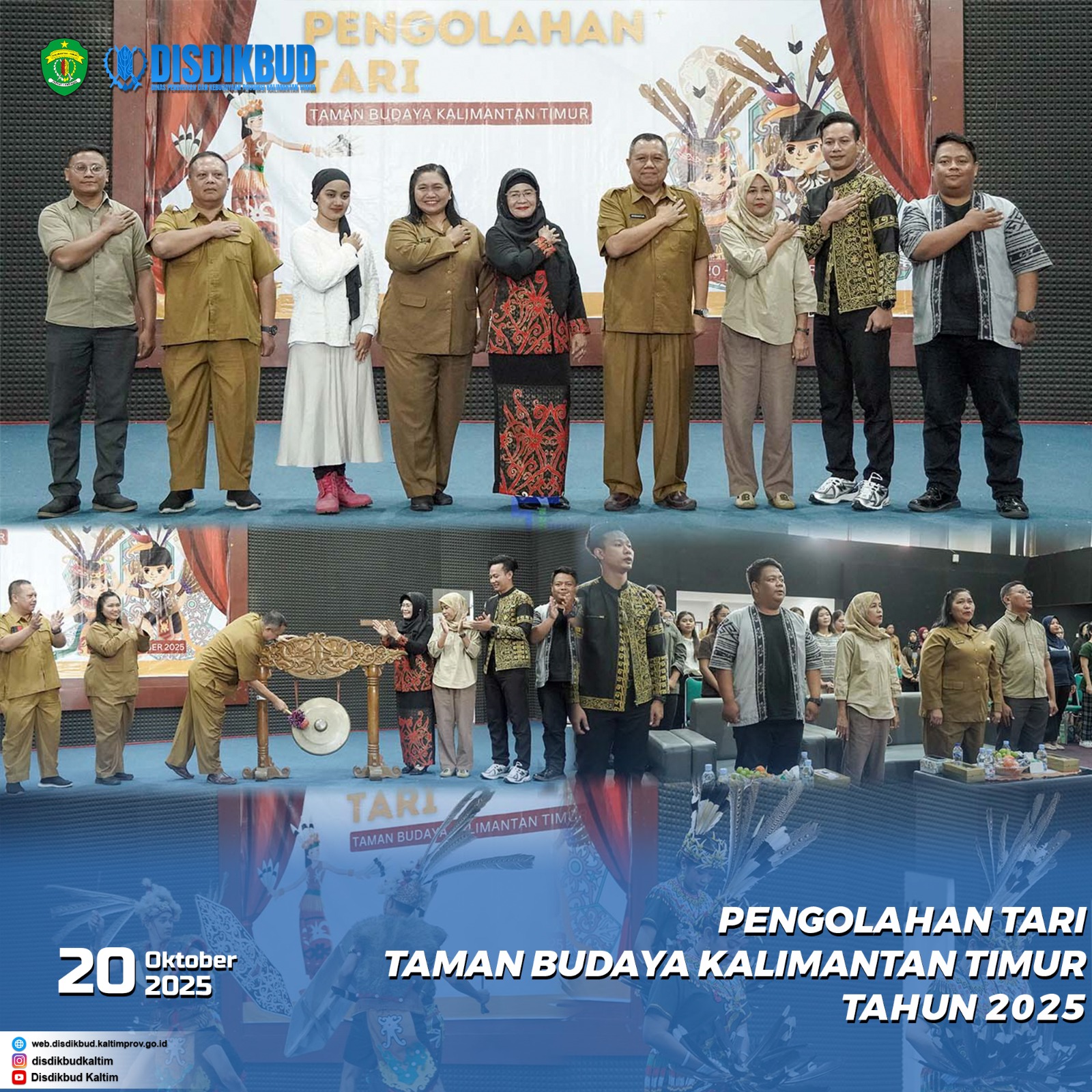 UPTD Taman Budaya Selenggarakan Workshop Pengolahan Tari