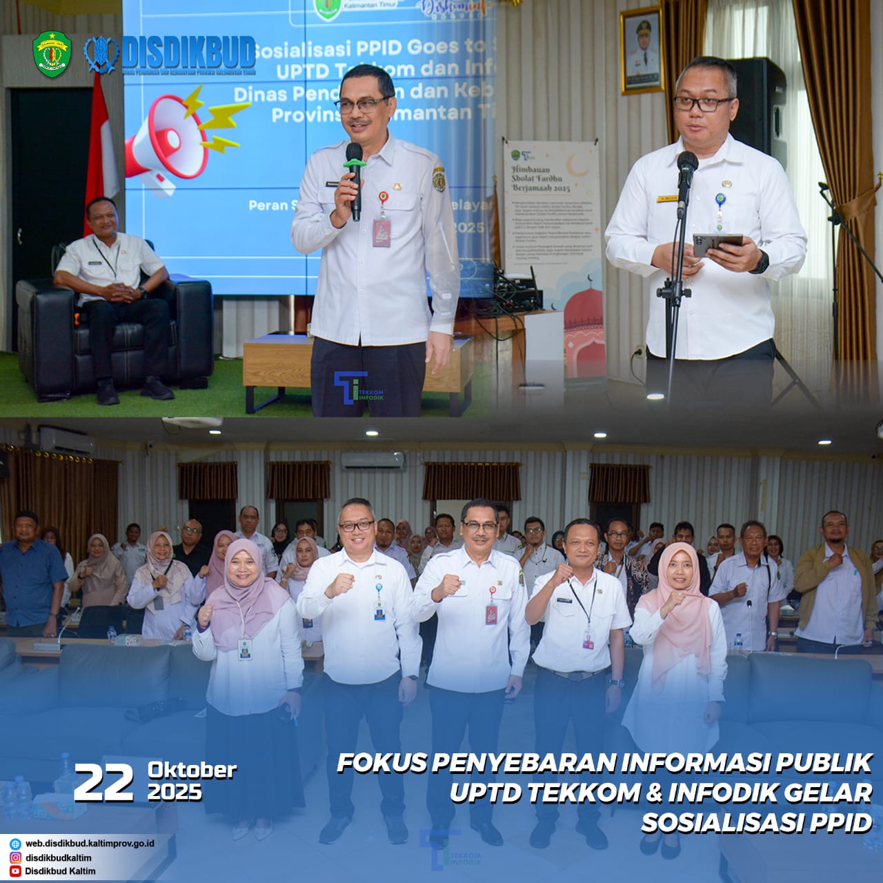Fokus Penyebaran Informasi Publik, UPTD Tekkom & Infodik Gelar Sosialisasi PPID