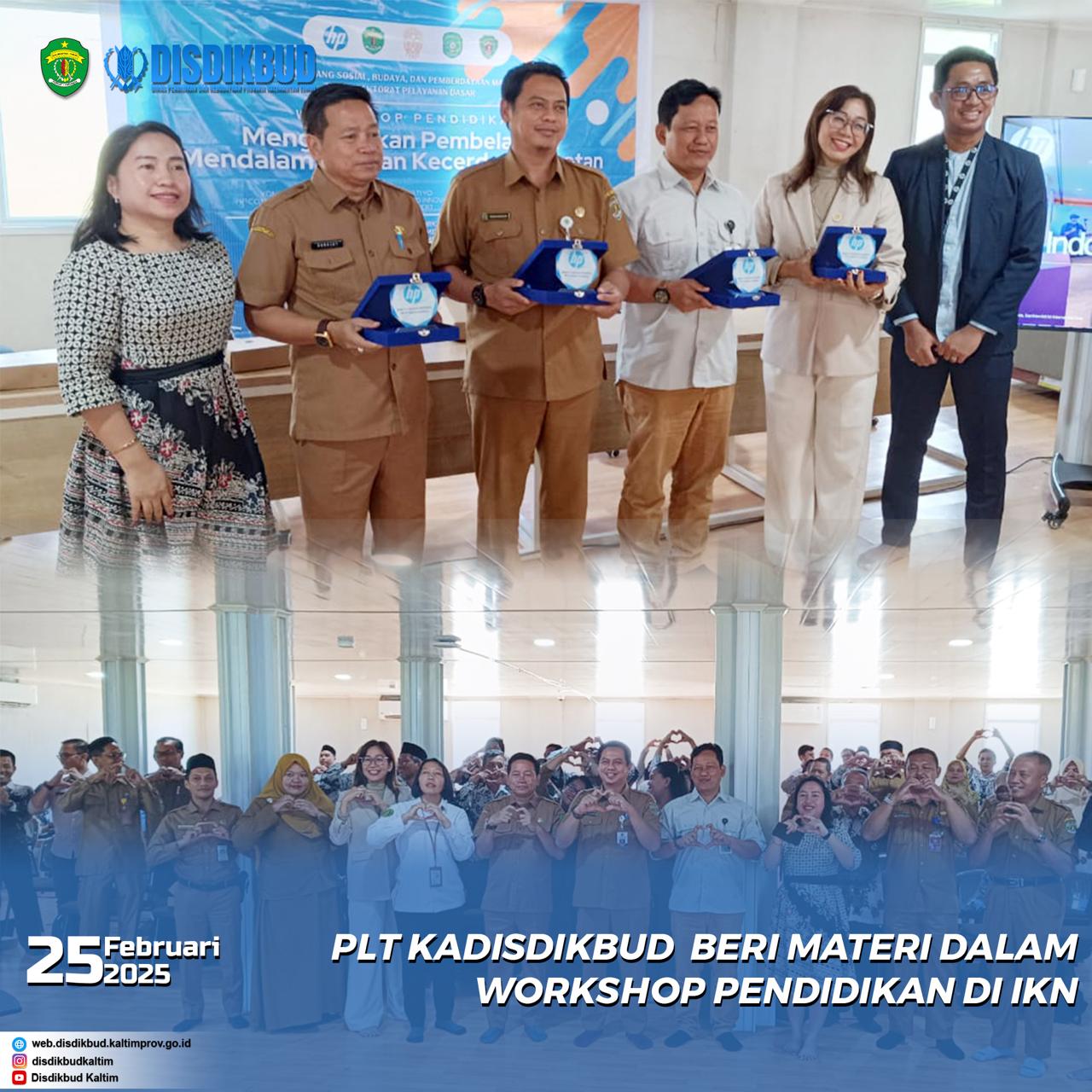 Plt. Kadisdikbud Beri Materi dalam Workshop Pendidikan di IKN