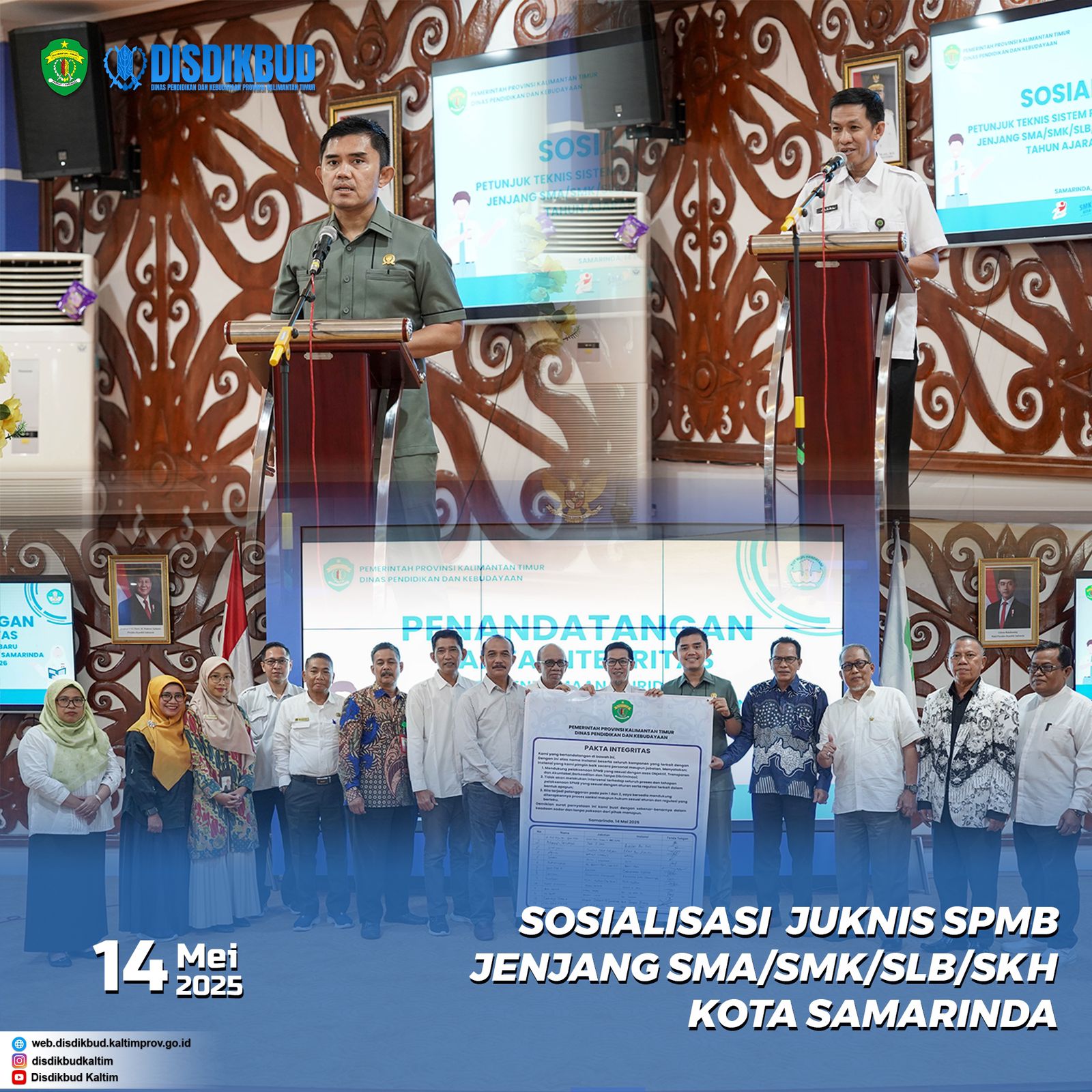 Bidang Pembinaan SMA Selenggarakan Sosialisasi Juknis SPMB tingkat Kota Samarinda