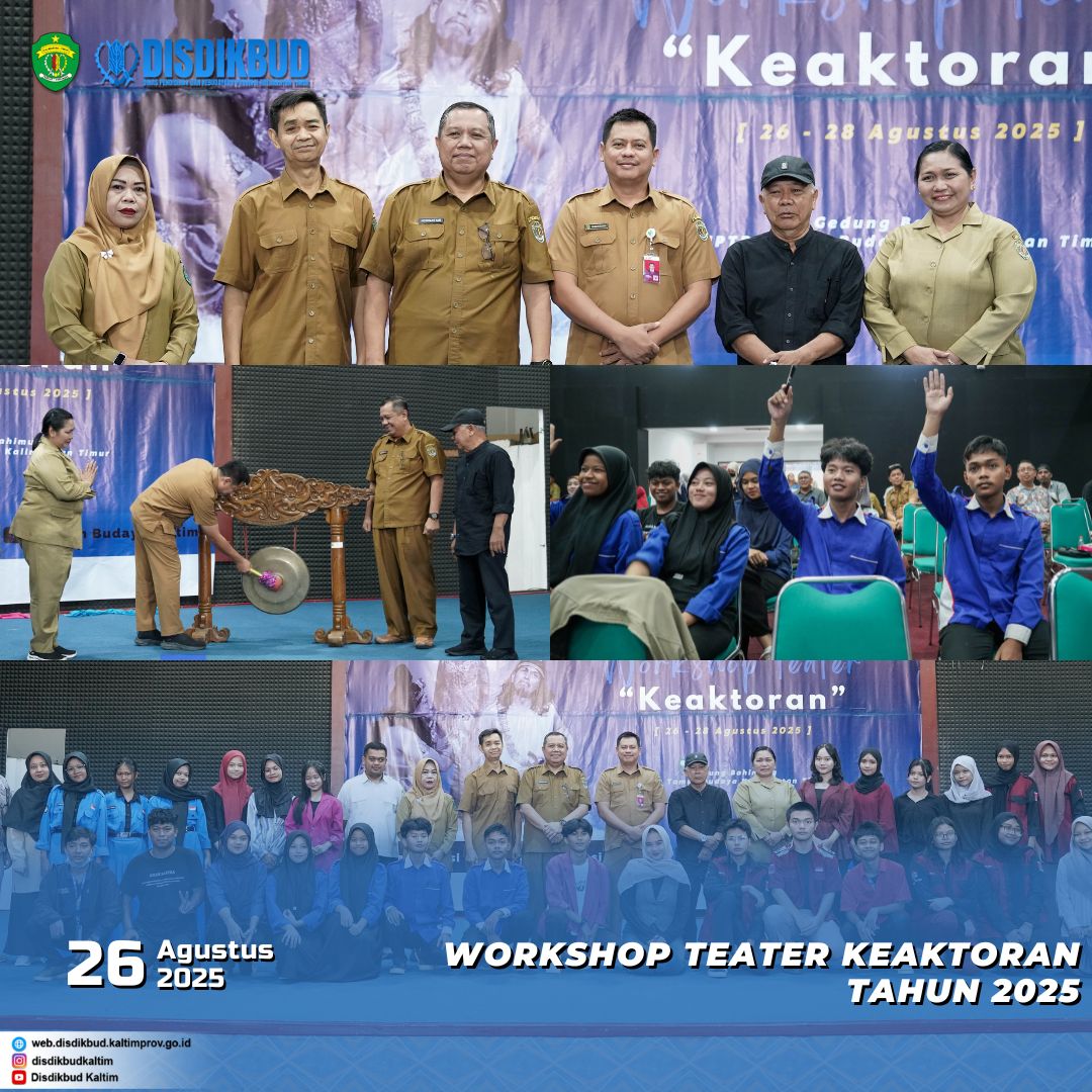 Sekretaris Buka Workshop Teater Keaktoran