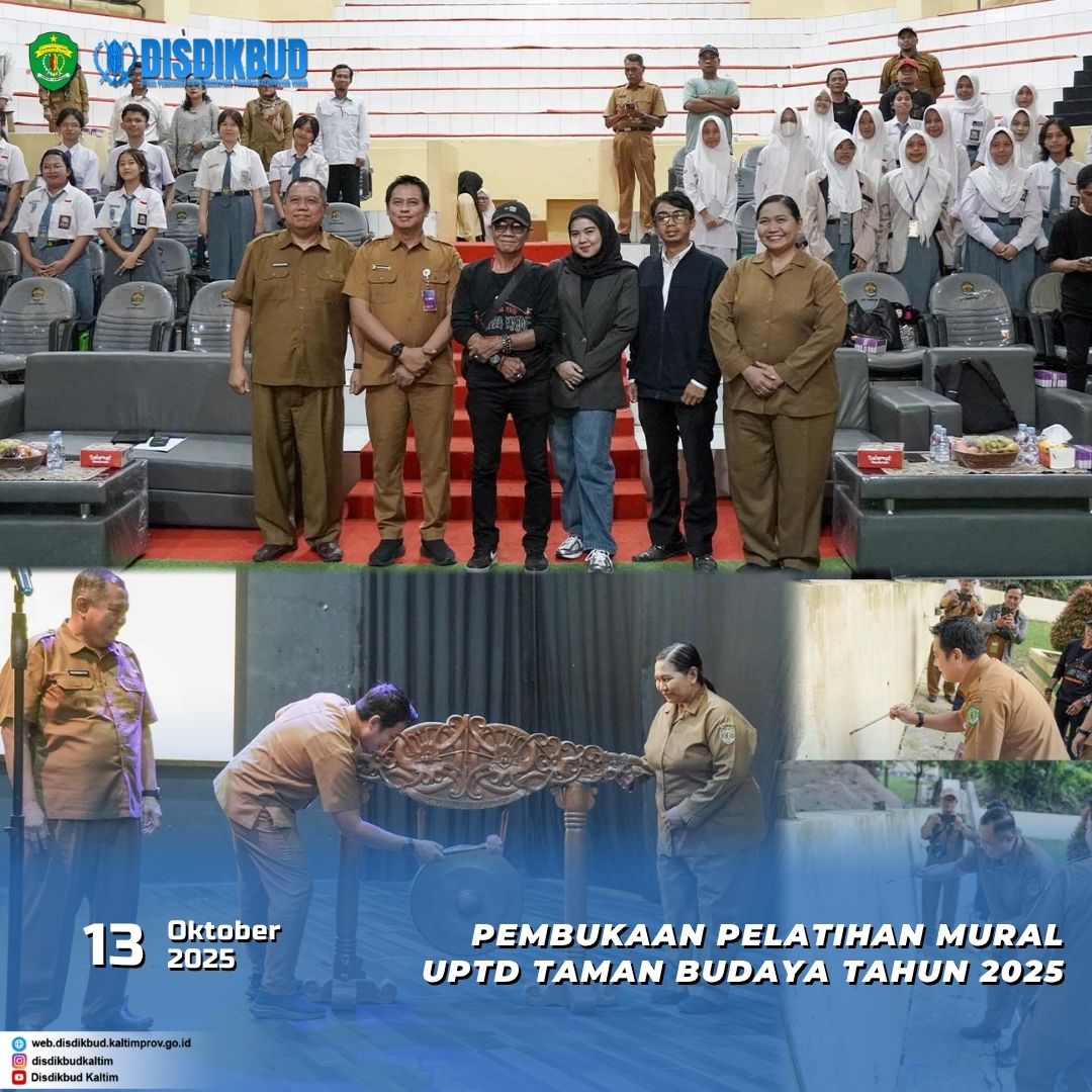 Pembukaan Pelatihan Mural oleh UPTD Taman Budaya