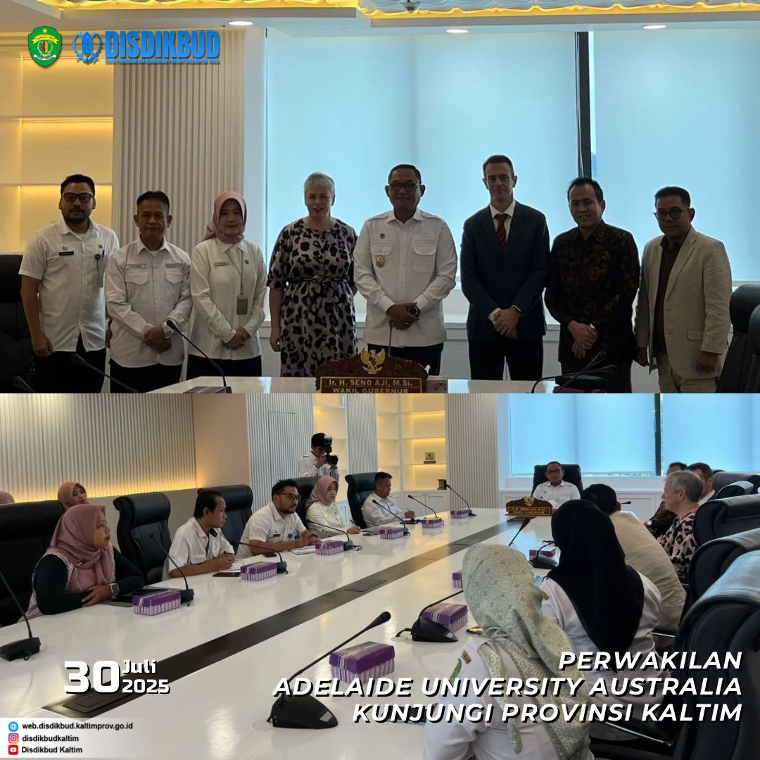 Wagub Seno Didampingi Plt Kadisdikbud Terima Kunjungan Perwakilan Adelaide University Australia