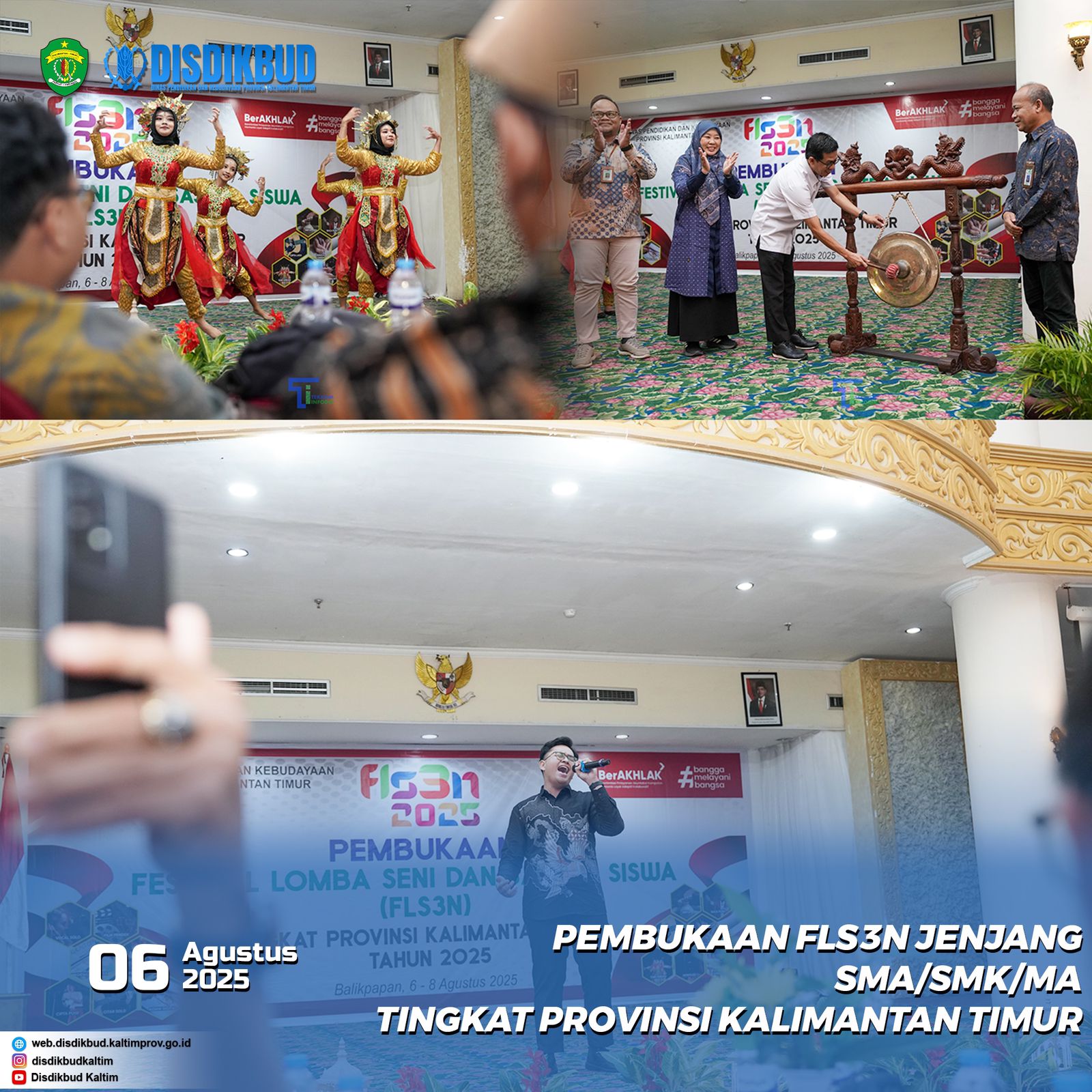 Sebanyak 230 Peserta Didik Berlaga Dalam FLS3N Tingkat Priovinsi