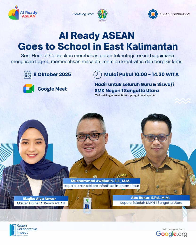 AI Ready ASEAN Goes To SMKN 1 Sangatta Utara