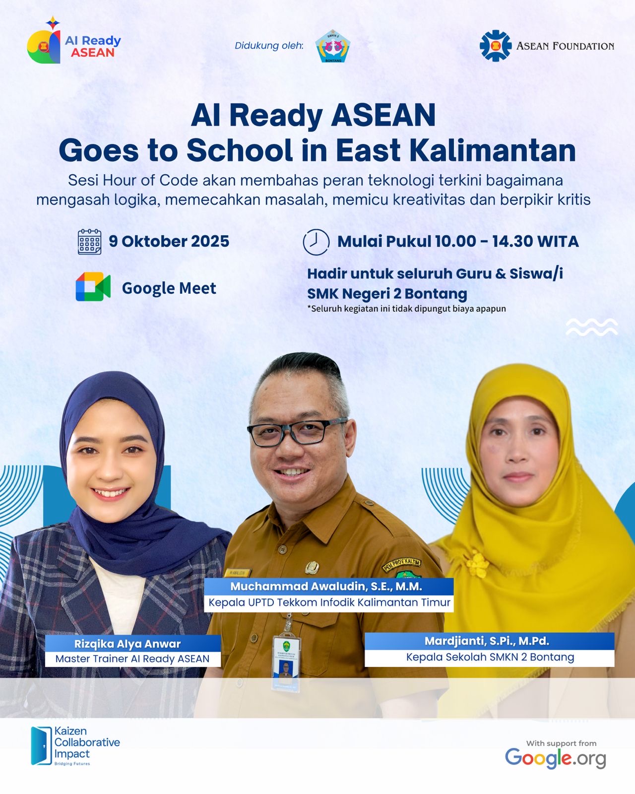 AI Ready ASEAN Goes To SMKN 2 Bontang