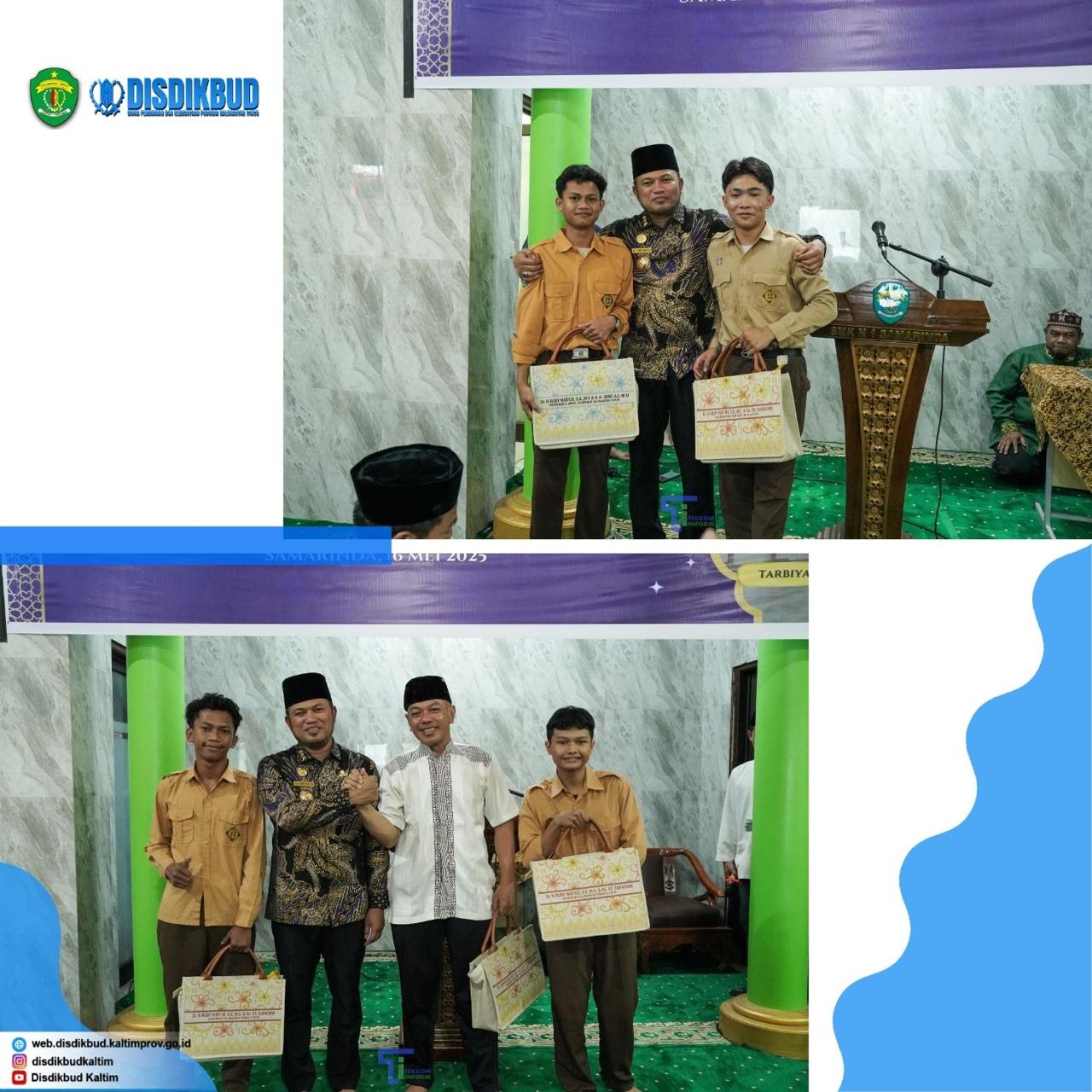 Gubernur Resmikan Masjid dan Shalat Jumat Bersama di SMKN 1 Samarinda