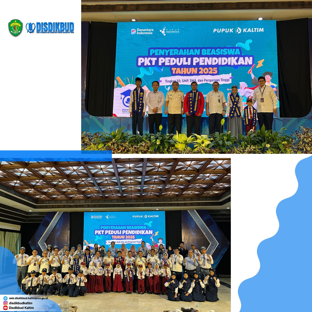 Pupuk Kaltim Gelar Seremonial Program Beasiswa Peduli Pendidikan