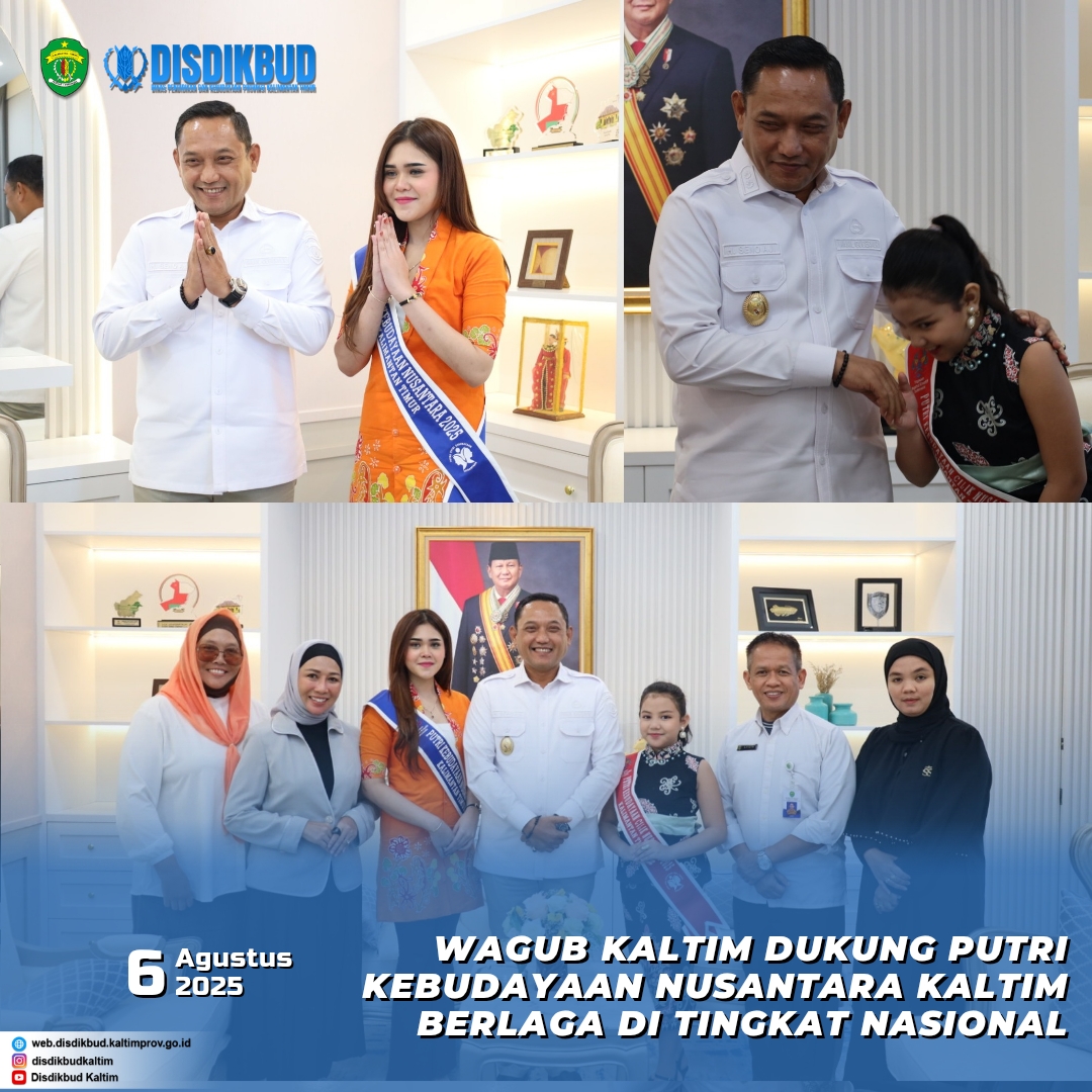 Wagub Kaltim Dukung Putri Kebudayaan Nusantara Kaltim Berlaga di Tingkat Nasional