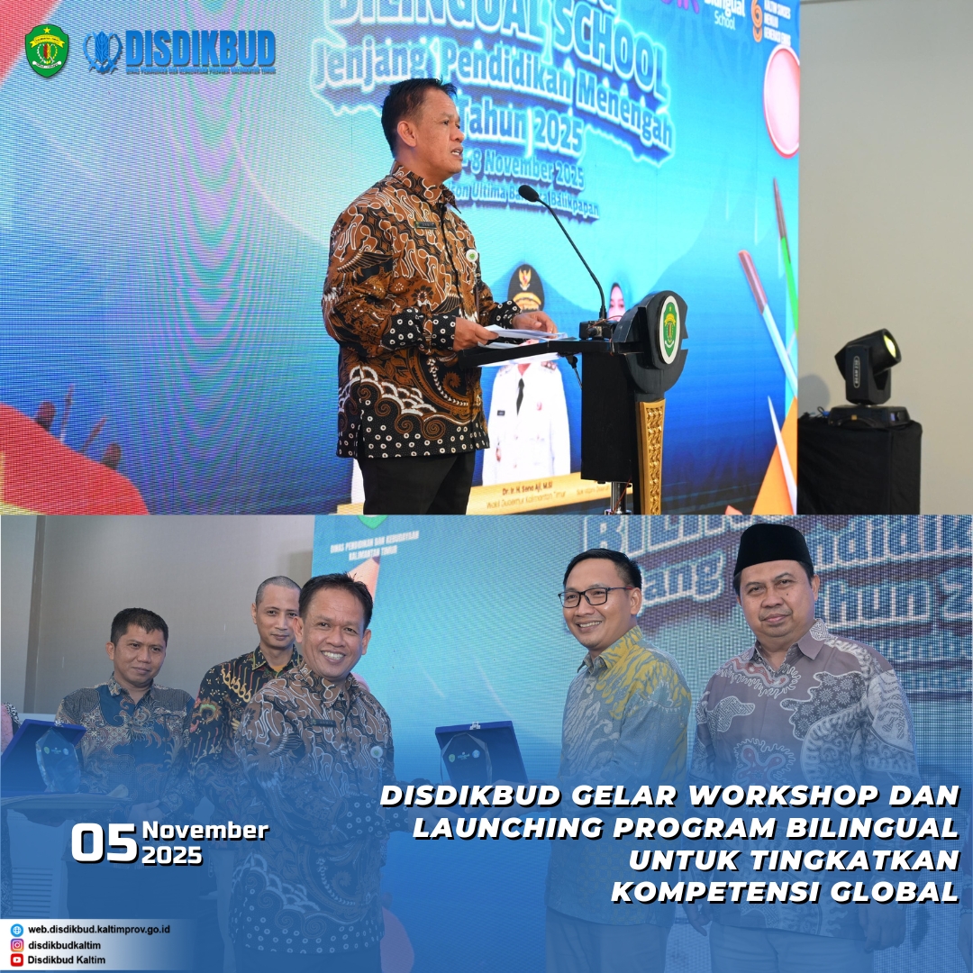 Disdikbud Gelar Workshop dan Launching Program Bilingual untuk Tingkatkan Kompetensi Global