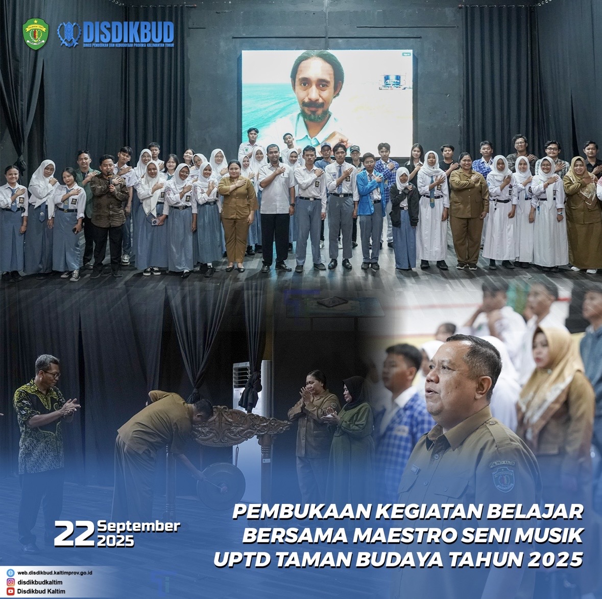 Pembukaan Kegiatan Belajar Bersama Maestro Seni Musik
