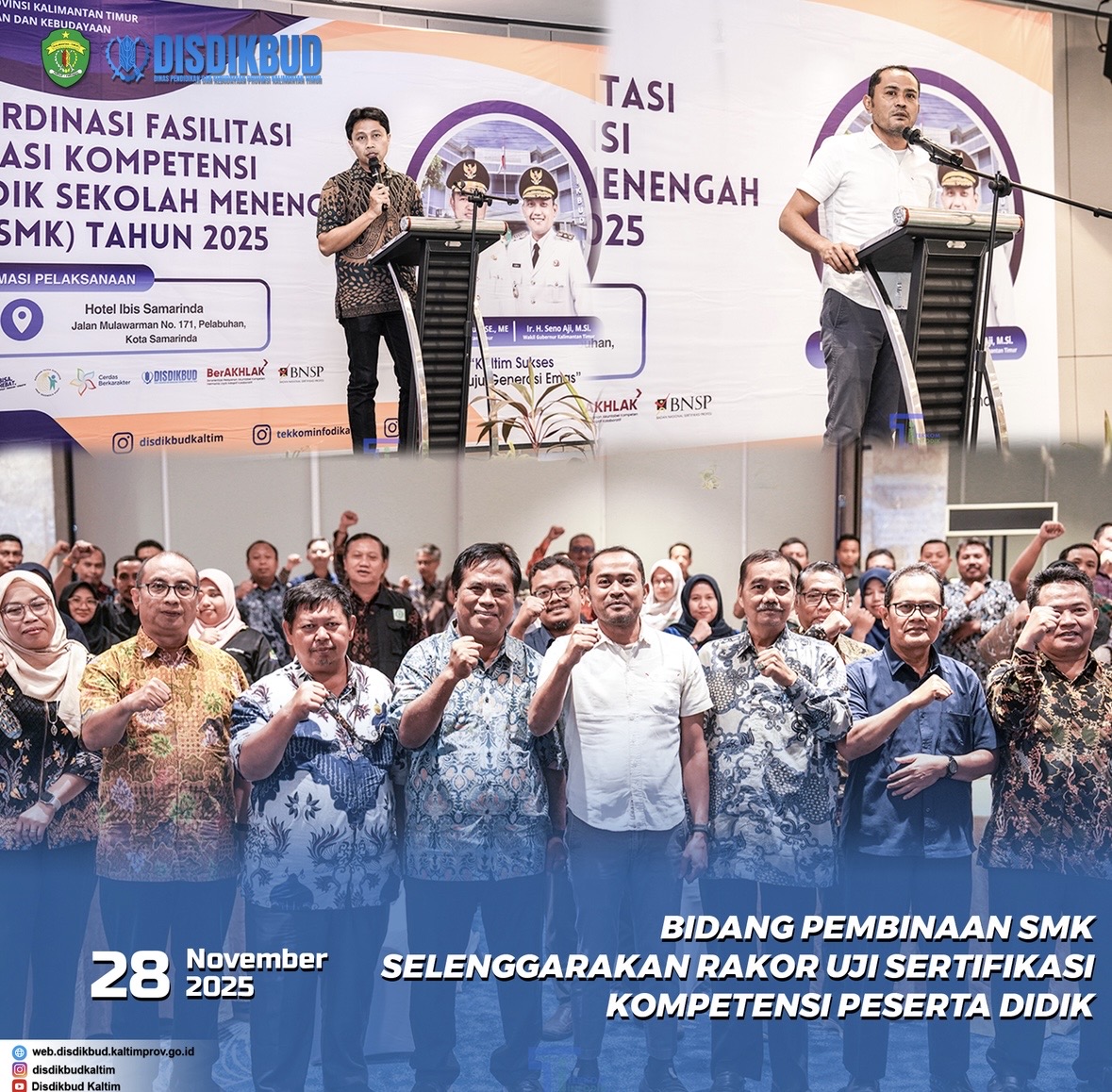 Rakor Uji Sertifikasi Kompetensi Peserta Didik