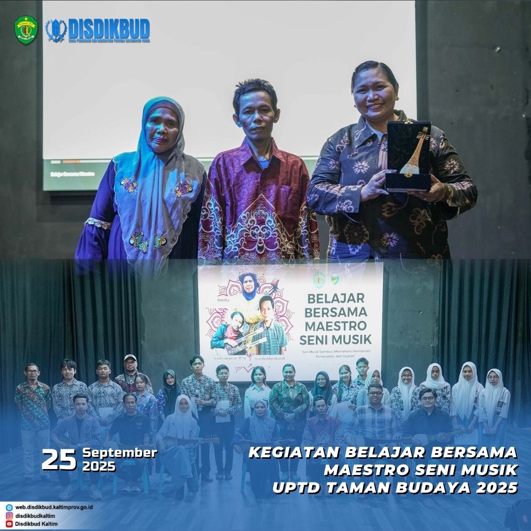 Belajar Bersama Maestro Seni Musik UPTD Taman Budaya