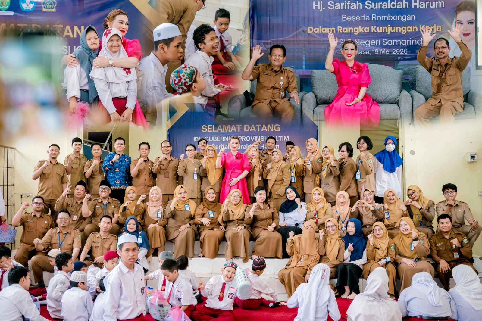 Kunjungan Kerja Ketua PPK Kaltim di SLB Negeri Samarinda, Wujud Kepedulian terhadap Anak Berkebutuhan Khusus