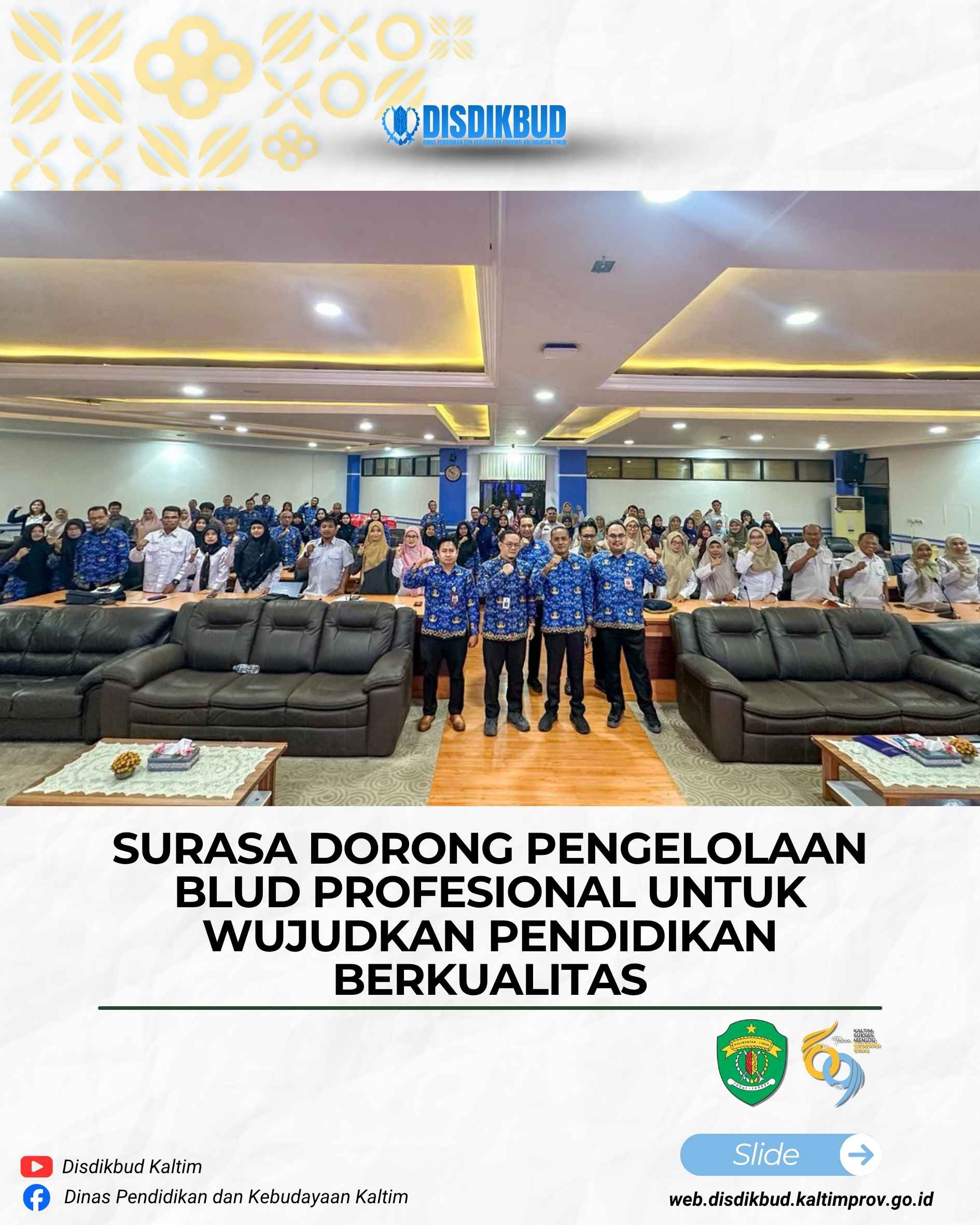 Surasa Dorong Pengelolaan BLUD Profesional untuk Wujudkan Pendidikan Berkualitas