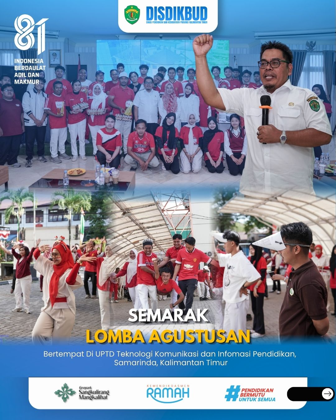 Semarak Agustusan UPTD Tekkom Infodik