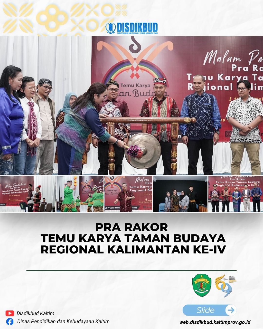 Pra Rakor Temu Karya Taman Budaya Regional Kalimantan Timur Ke-IV