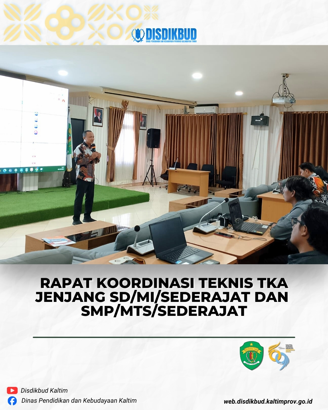 Rapat Koordinasi Teknis TKA Jenjang SD/MI/Sederajat dan SMP/MTS/Sederajat Tahun 2026